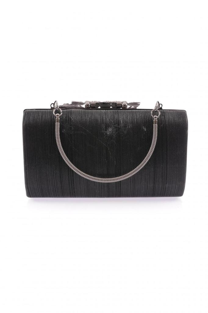 Women's Stylish and Useful Evening Dress Bag 260-23Y Women's Evening Dress Clutch Bag Laser Black