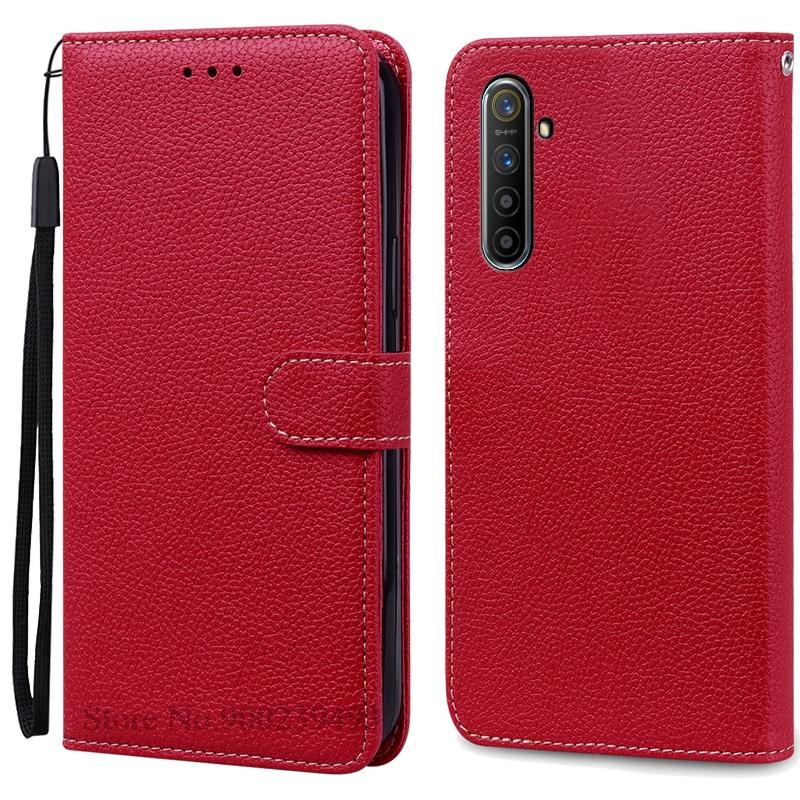 Для Realme X2 Чехол Силиконовый Мягкий Кожаный Чехол-Книжка с Кошельком Для OPPO Realme X2 Чехол Realme X 2 Чехол для Телефона Накладка Футляры