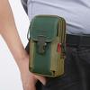 Поясная сумка для активного образа жизни, холщовая сумка для телефона на пояс из искусственной кожи с застежкой-молнией, сумка для путешествий и активного отдыха