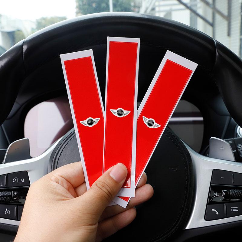 Decorative Sticker For Centering The Car Steering Wheel For BMW Mini Works Cooper F54 F55 F56 F57 F60 R50 R52 R53 R55 R56 R57