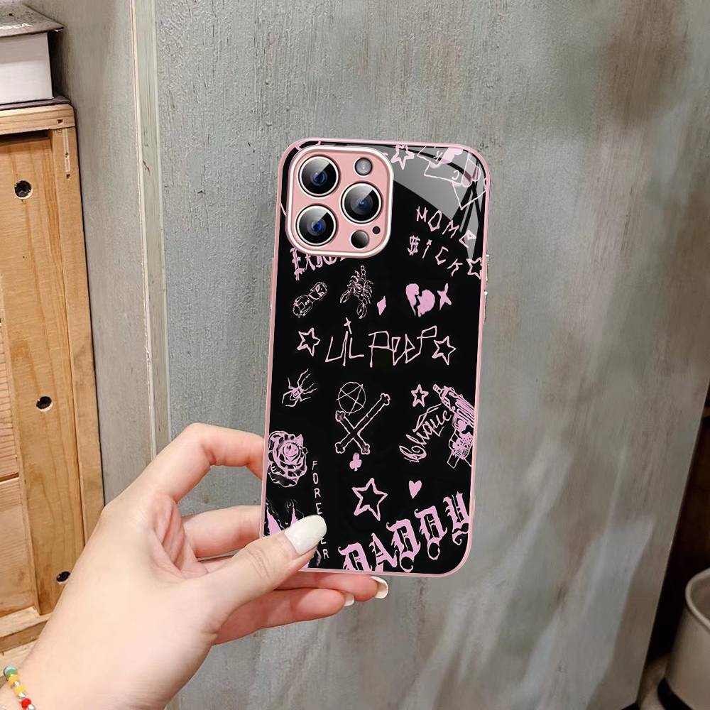 Певец Рэпер L-Lil Peep Закаленное Стекло Для Iphone 14 13 12 11 Pro Mini XS MAX 14Plus X XS XR Чехол