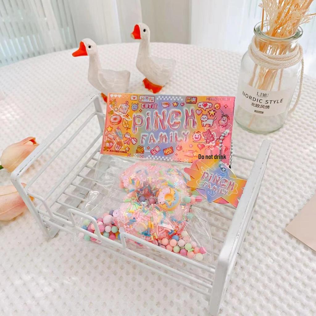 Pink Gold Cat Paw Squishy Toy for Girls - 2024 Decompression Artifact