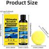Car Scratch Remover Kit, Quick Fix Removal for Deep Scratches, All Paint Colors Polishing Compound for Cars, 100g/3.53oz (1 Set1 piece, 2 sponges, 6