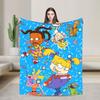 Rugrats Animated Character Blanket Quality Super Warm  Bedding Throws Autumn Camping Couch Bed Fluffy Bedspread