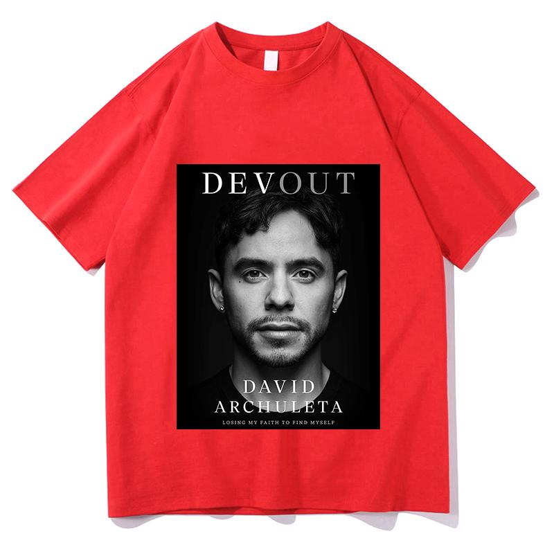 Альбом Дэвид Арчулета EP Devout Печатные футболки Мужские Женские Летние Хлопковые Модные С круглым вырезом С коротким рукавом Футболка