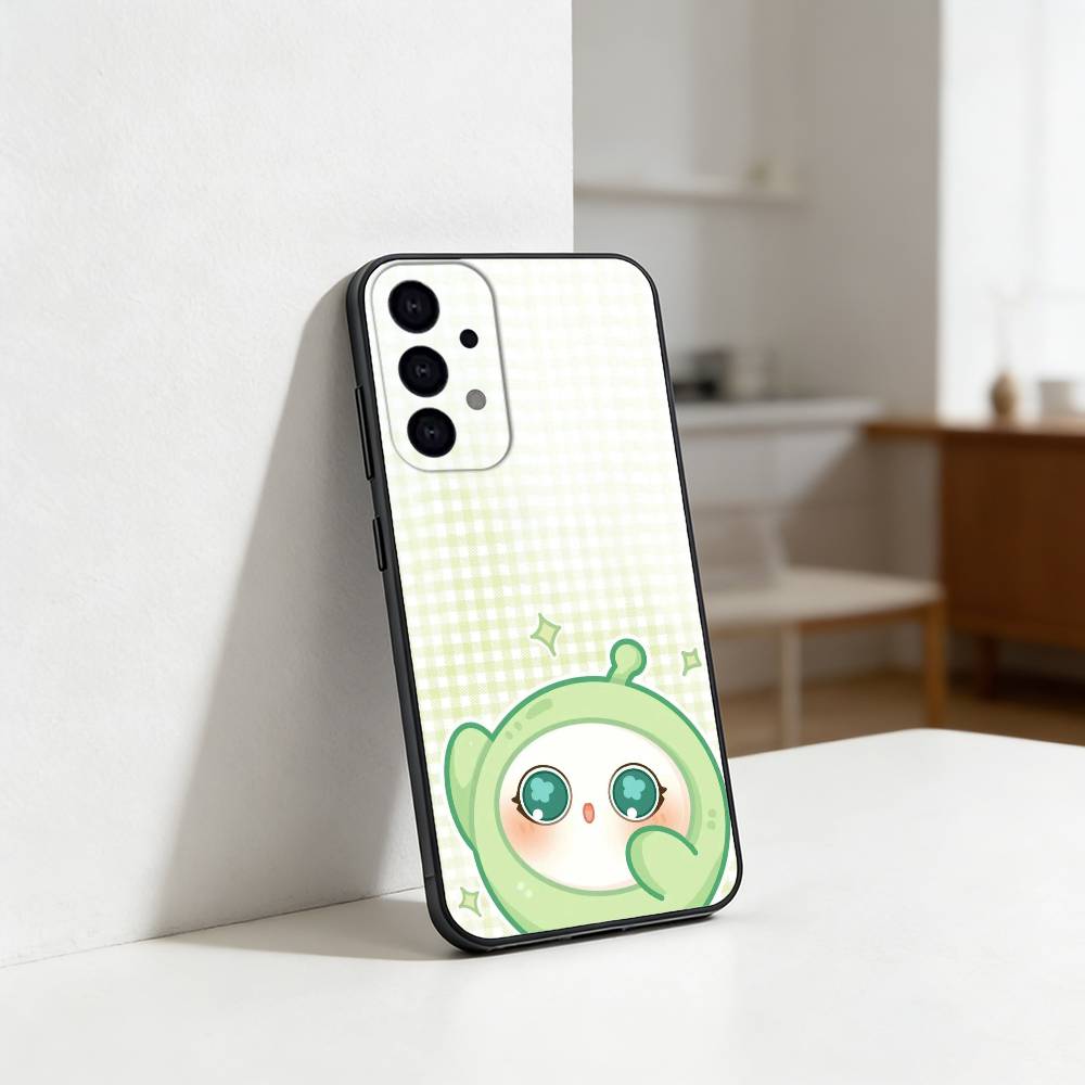 Cute E-Eggy P-Party Phone Case For Samsung S25,S24,S21,S22,S23,S30,Ultra,S20,Plus,Fe,Lite Black Shell