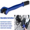 Motorcycle Chain Brush Universal Chain Cleaner with Multi-Faceted Brush Long Brush Head Anti-Slip Grip Handle Bike Chain Brush