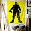 Lethal Company Wall Tapestry Aesthetic Wall Hanging Printed Fabric Blanket Decorative Tapestries for Bedroom Living Room Home Decor