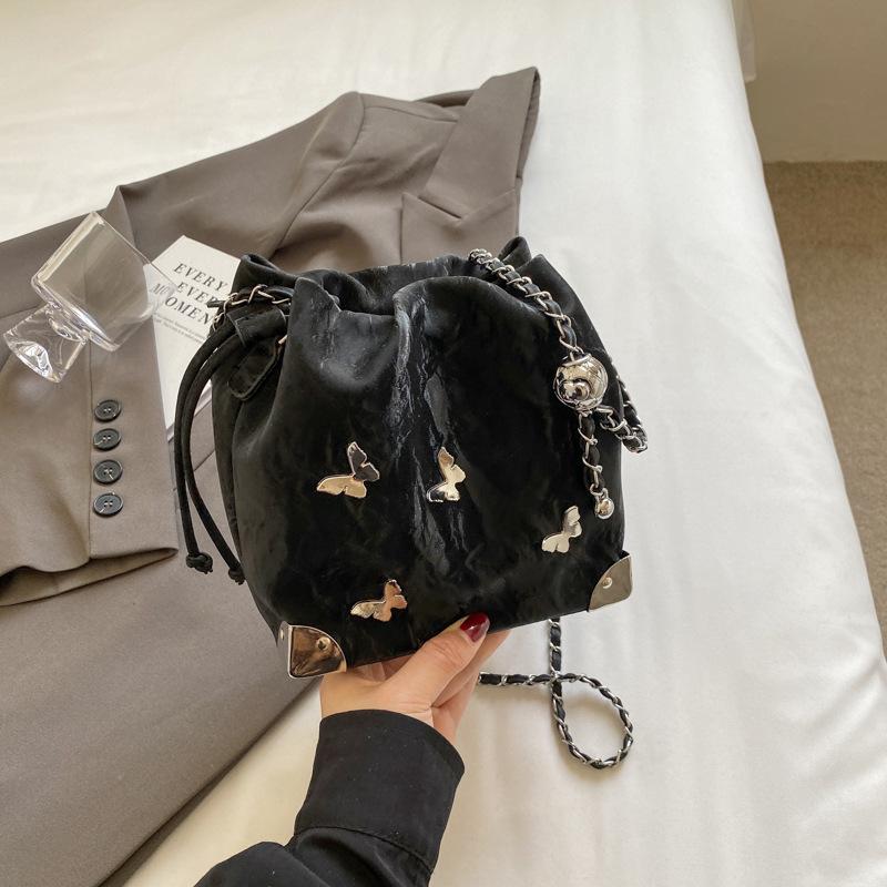 Модная сумка женская сумка на плечо с бабочкой цепочка сумка-мессенджер