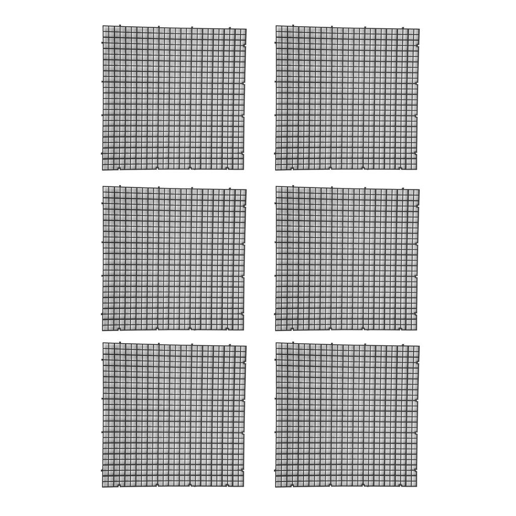 6Pcs Aquarium Fish Tank Isolation Bottom Filter Grid Plate Dividers Crate Cutting Splicing