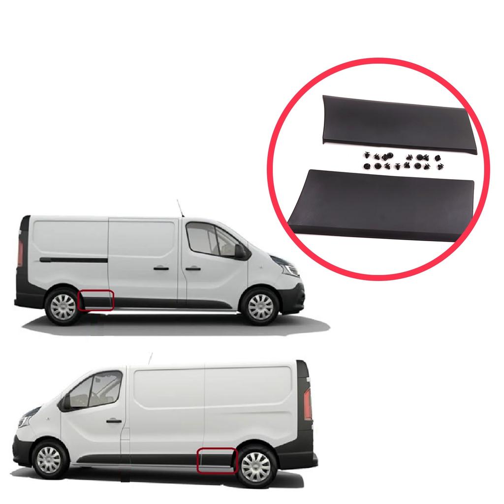 ESP1213 Задняя левая правая боковая молдинговая панель для Renault Trafic MK3 Fiat Talento Opel Vivaro B Nissan NV300 Primastar 788137407