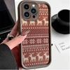 Deer Totem Printed Fashion Case Flexible Soft Silicone TPU Shell Full Back Cover for iPhone Samsung