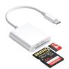 USB-C к SD-карте OTG SD/TF-кардридер для iPad Pro, MacBook и других планшетов