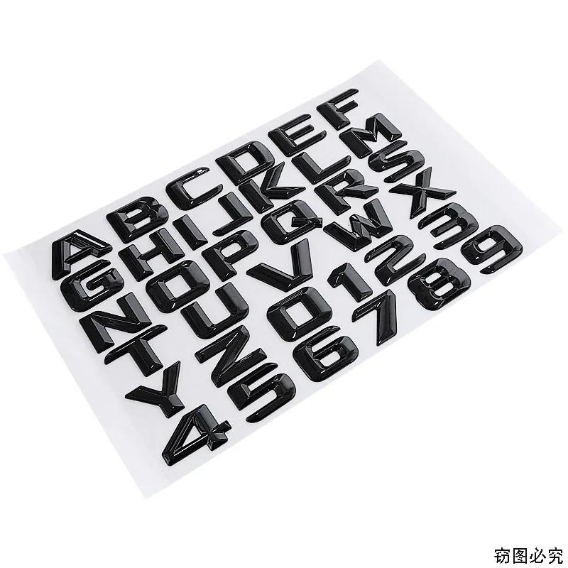 Модифицированная ABS Наклейка с буквой для автомобиля 3D Эмблема на крышку багажника Декоративная для Mercedes Benz W168 W203 GLK CLS SLK ML A200 E350 G500 AT1