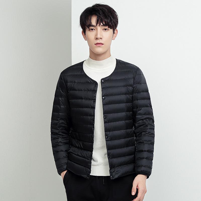 Autumn and Winter Light and Trendy Fashion Versatile Down Jacket Men's Short Models