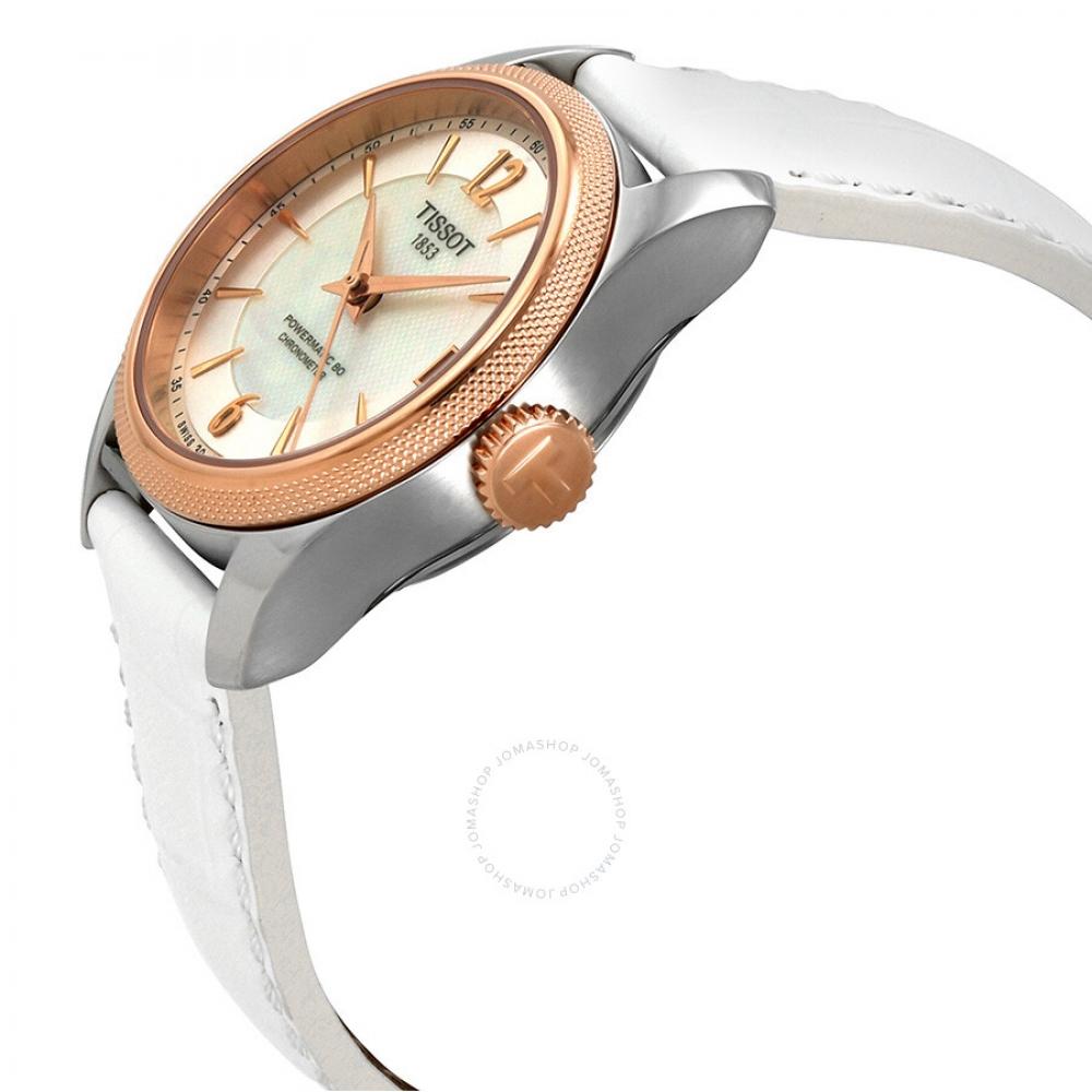 Tissot T Classic Ballade auTomaTic moTher Of Pearl Dial Ladies waTch T108.208.26.117.00