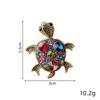 Vintage  Cute Cartoon Turtle Animal Brooches For Women Men Coat Clothing Accessories Brooch Pins Party Jewelry Gifts