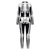 Autumn Halloween Human Skeleton Digital Printing Tights New Onesie
