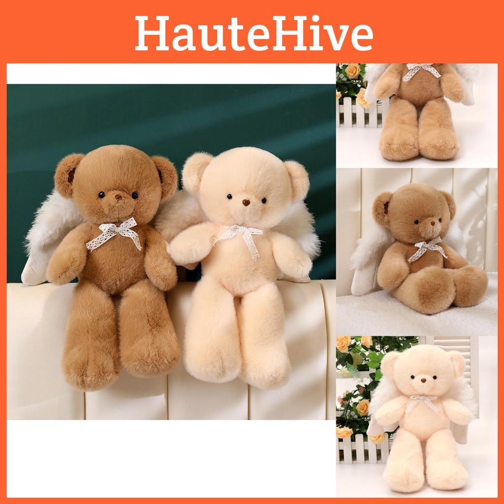 Angel Bear Delightful Plush Doll Cozy Teddy Bear Gift For Children Babies And