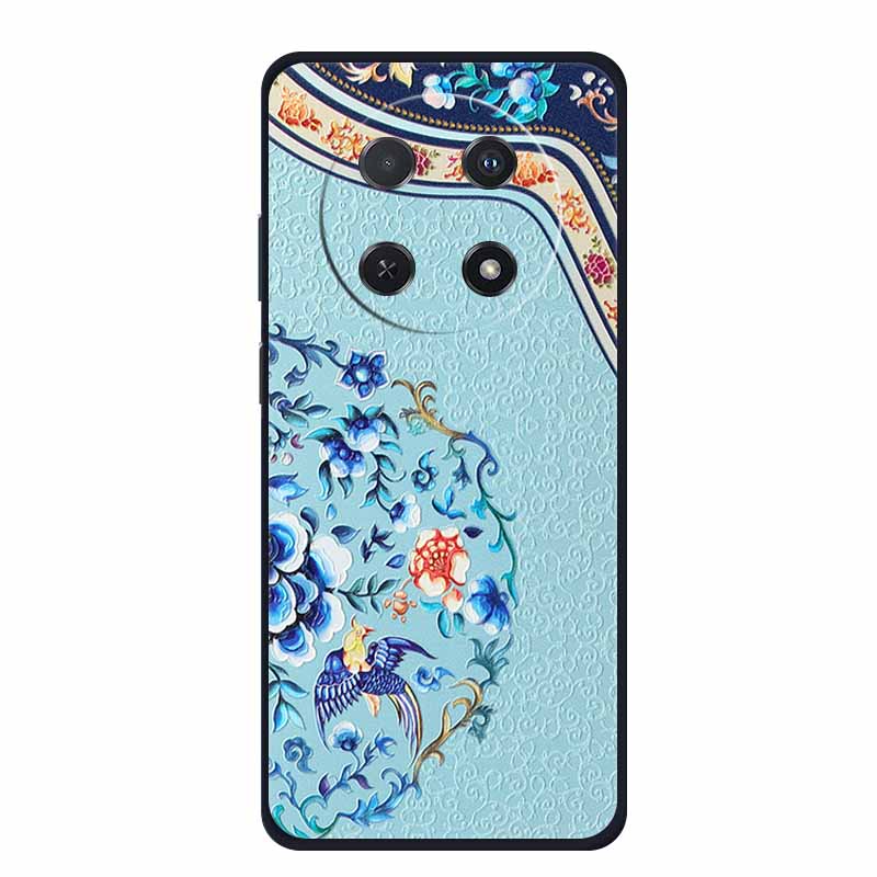 3D Тисненый Чехол Для Huawei Nova 14i Чехол Для Телефона Coque Цветы Силиконовый Мягкий Задний Чехол Для Huawei Nova 13i Y91 12i Чехол Funda Para