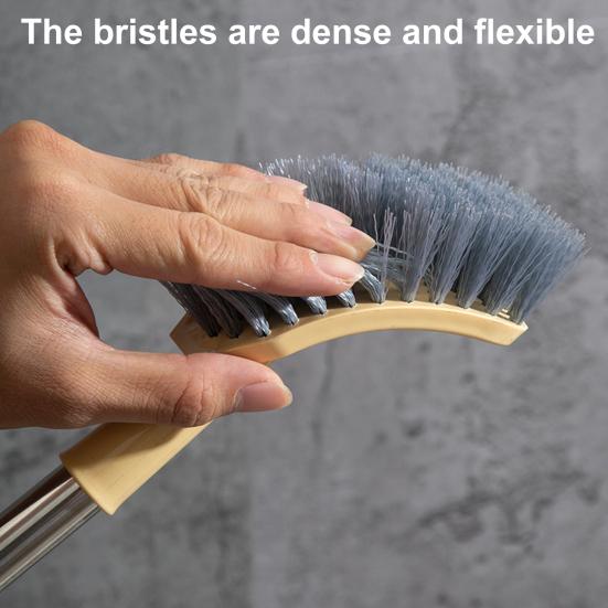 Глубокая очистка, гибкий, полезный, легкий в очистке, противоскользящий, эргономичный очиститель для унитаза, скруббер