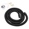 RV Sink Drain Connector Hose Kit Stainless Steel Excellent Sealing Right Angle Drain Adapter Hose Kit for Yacht Sink