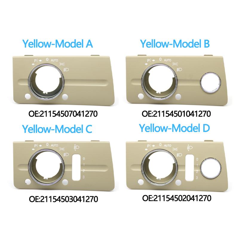 LHD Car Front Left Dashboard Headlight Switch Cover Trim For Mercedes Benz W211 E Class 320 350 550 2003-2008