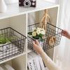 With Built-in Handle Storage Basket Large Capacity Sundries Container  for Bathroom Kitchen