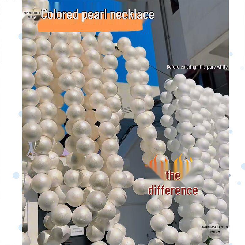 Гирлянда из гигантского жемчуга Свадебное украшение для демонстрации и фотофона