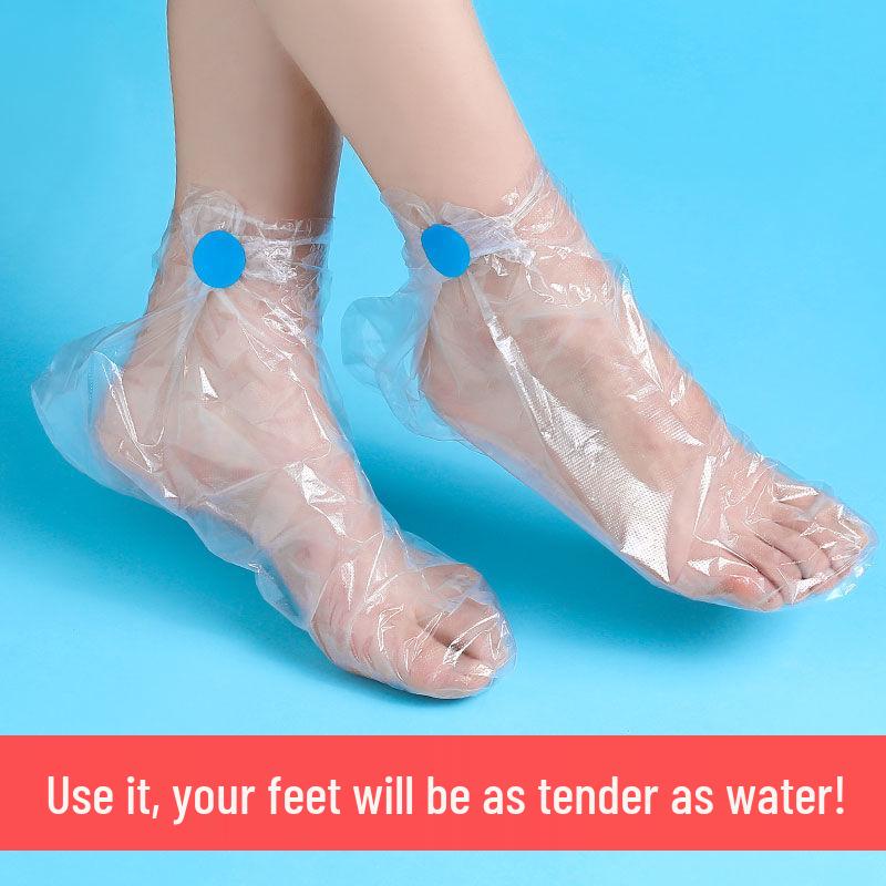 Увлажняющие одноразовые носки-маски для ног - Против трещин, водонепроницаемые чехлы для терапии ног