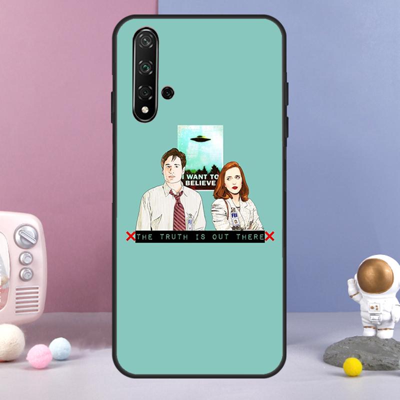 Секретные материалы Я хочу верить Для Huawei Nova Y60 Y61 Y70 Y72 Y73 Y90 Y91 9 10 SE 7i 8i 11i 12i P30 P40 Lite P60 Pro Чехол