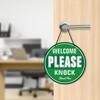 Putuo Decor 'Please Do Not Disturb' PVC Round Door Plaque - Office Meeting & Therapists' Clinic Sign - 9 Inch Double Sided