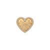 Chanel 3D Heart Shaped Metal Earrings Women earrings Gold ABC445-B15850-NV515