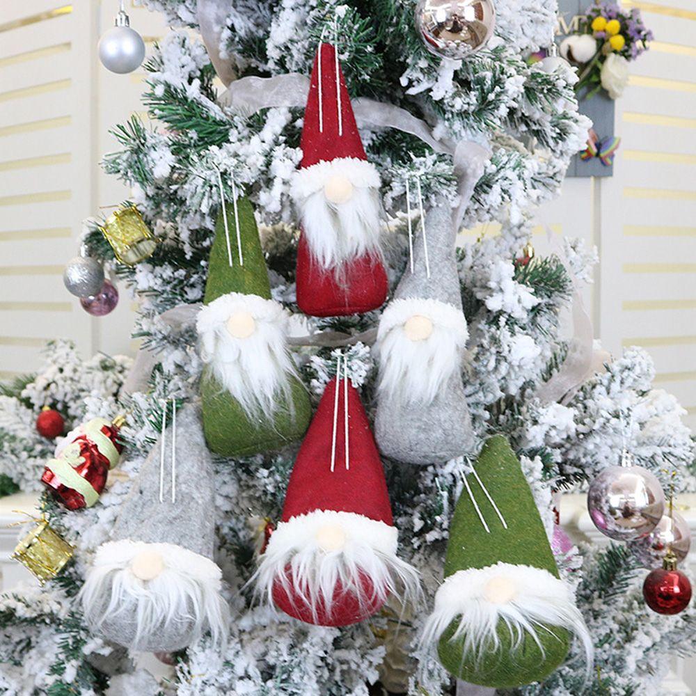 Decoration Hanging Pendants Xmas Tree Embellishment Christmas Dolls Faceless Dwarf Stuffed Toys