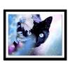 Алмазная картина "Животное Черная кошка" Вышивка крестом горный хрусталь Картина Декор Подарок Bk