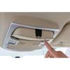 For Ford Edge 2015-21 Matte Silver Car Front Reading Lamp Frame Cover Trim 1PCS