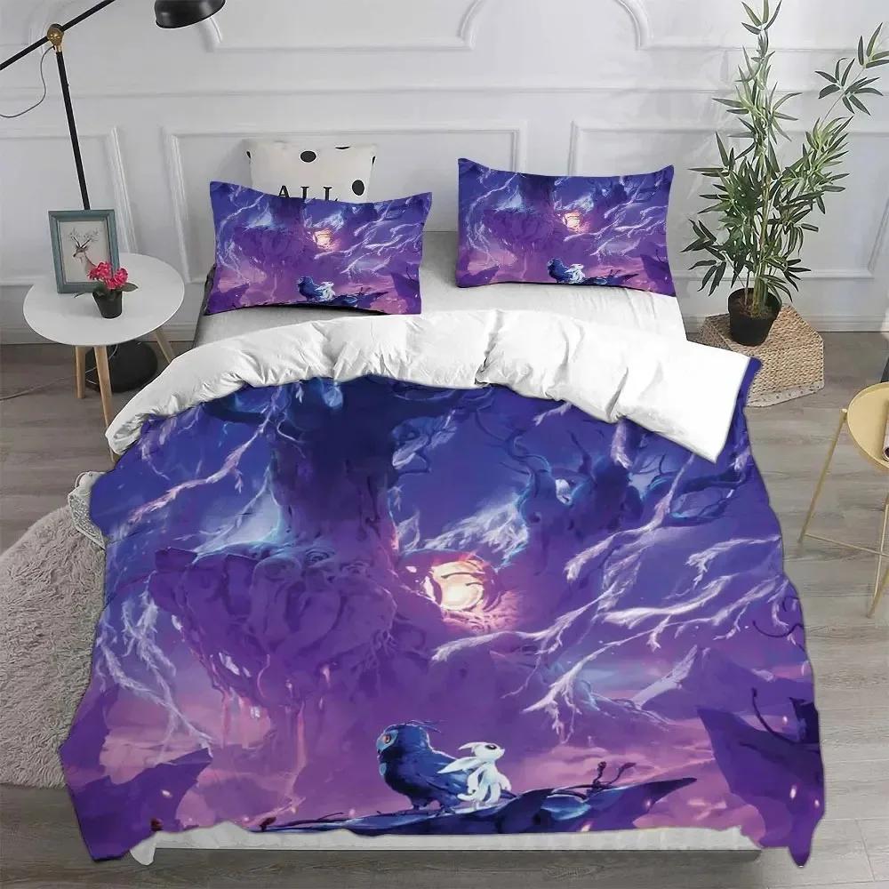 Anime O-Ori duvet cover and pillowcase, home bedding set for teenagers and adults, bedroom decoration, gift for boys and girls