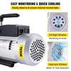 Vacuum Pump Double Stage 12CFM 340 L/min Inlet port 1/4