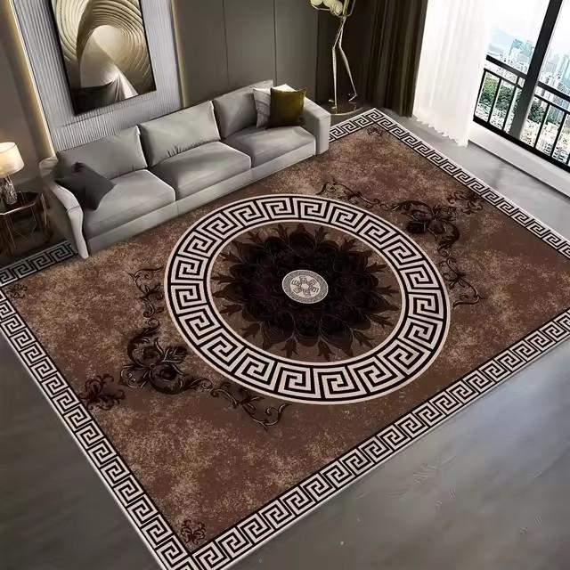 Новый Роскошный Ковер и Декор для Гостиной Ковер Эластичный Коврик Ковер для Спальни Домашний Декор Нескользящий Коврик Машинная Стирка