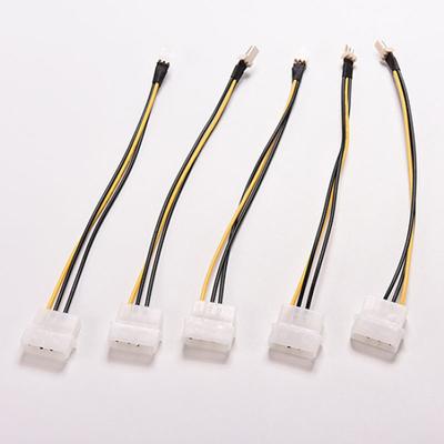5 шт. 4-контактный Molex/IDE на 3-контактный корпус процессора, разъем питания вентилятора, кабель-адаптер 20 см