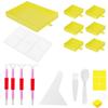 Large Capacity Diamond Painting Tray Kits Beading Plates Diamond Painting Pen Cross Stitch Tools