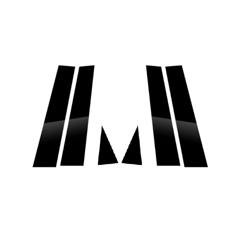 Углеродное волокно подходит для Chevrolet Trailblazer - полированные стойки стойки, обшивка окна, колонка BC