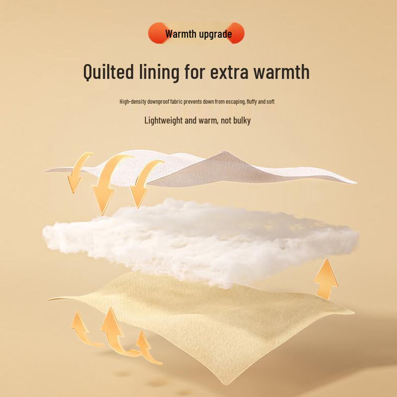 Antonio Men's Light Luxury Business Padded Wool Liner Jacket