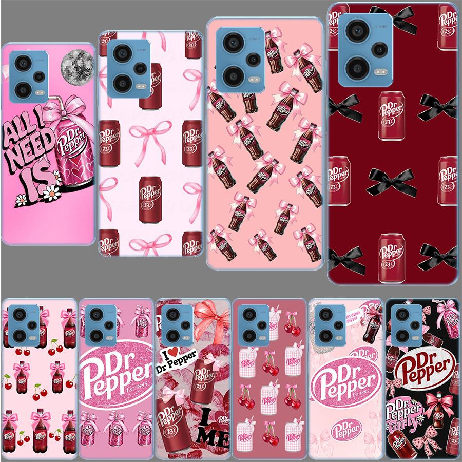 Чехол для телефона Напиток Вишневый D-Dr-P-Pepper Для Redmi Note 13 12 14 15 Pro Plus 13R 11 11T 11E 11S 10 Pro 10S 9 9S Чехол Cell Clear TP