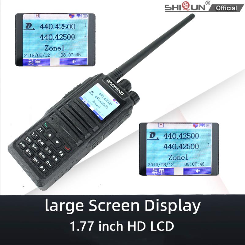 Baofeng DMR DM-1701 Walkie Talkie Open GD77 Dual Mode Analog/Digital Two Way Radio Tier1+2 Dual Time Slot Ham Dual Band FM Radio