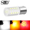 1300LM P21W Светодиодная лампа PY21W P21 5 Вт 1156 BA15S BAU15S BAY15D Светодиодная автомобильная сигнальная лампа R5W R10W DRL Фонарь заднего хода Белый Желтый Красный