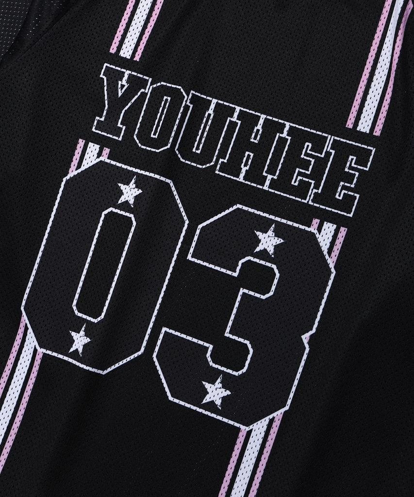 YOUHEE Youhee Mesh Long Sleeve Black