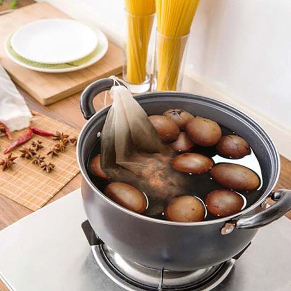 25*20СМ Многоразовые Хлопковые Мешочки на Завязках для Чая Муслиновые Фильтры