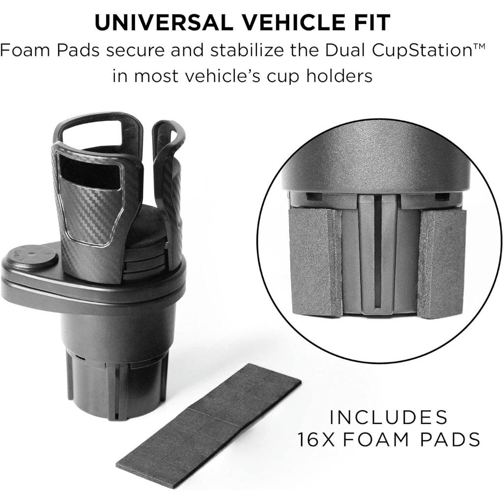 Автомобильный держатель для чашки, расширитель для автомобильного адаптера, регулируемый многофункциональный двойной держатель для чашки с держателем для телефона, органайзер для ароматерапии