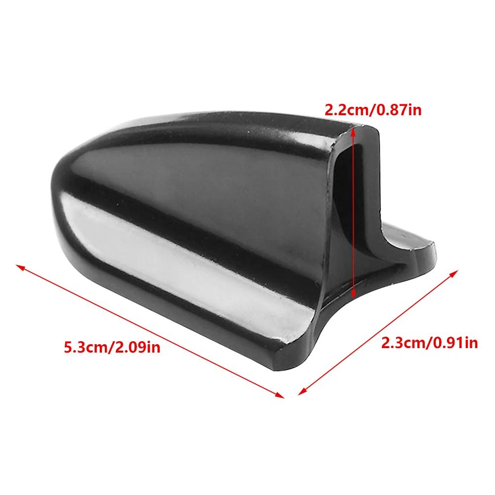 6 шт. УФ-защита и защита от непогоды, черный автомобиль EVO-стиль, полипропиленовая крыша, акульи плавники, спойлер, крыло, генератор вихря, автомобильные аксессуары